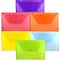 JAM Paper 9.75" x 14.5" Mixed Plastic Snap Envelopes, 12ct.